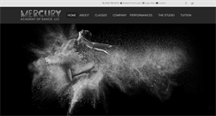 Desktop Screenshot of mercuryacademyofdance.com